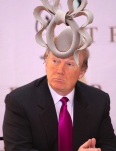 Donald Trump, with The Hat, from Facebook