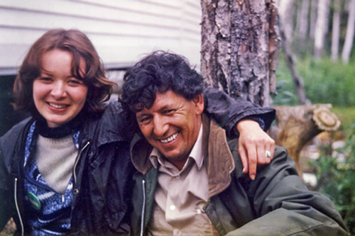 Jim John and Dorothy, Gander River 1979