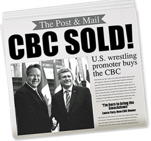 CBC sold mock newspaper headline
