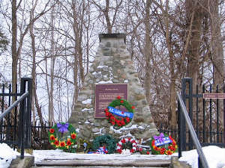Battle of Longwood cairn near Delaware Ontario