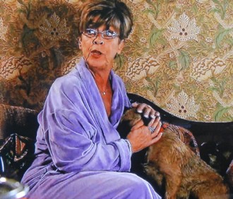 Deirdre Barlow with Eccles