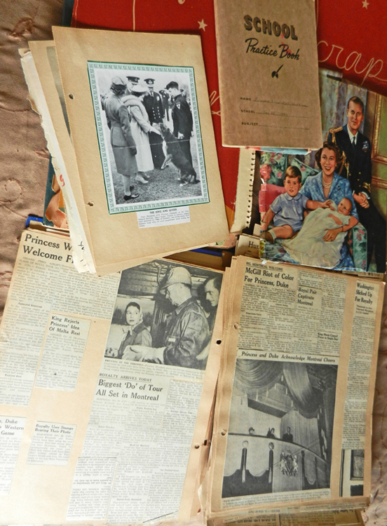 royal scrapbooks made by my mom