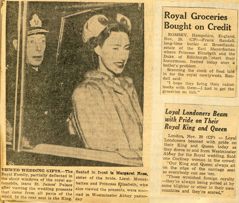 George VI and Princess Margaret