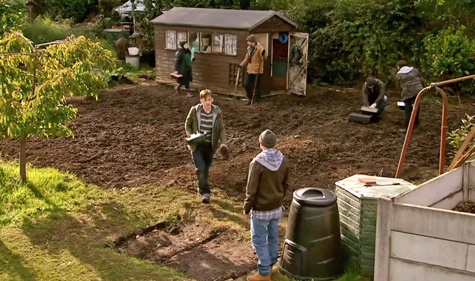 Tim comes back to see garden fully dug