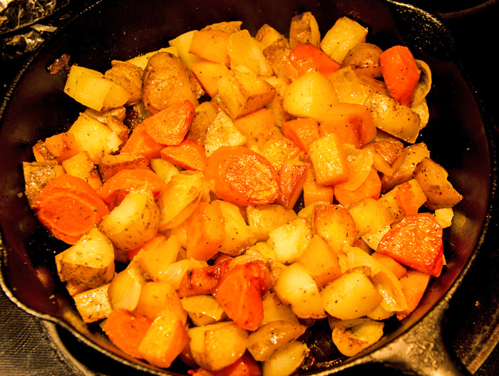 cooked potatoes and carrots photo j stewart