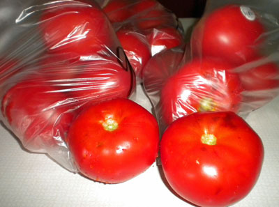 bag of tomatoes photo D Stewart