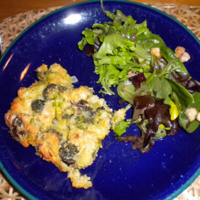 Zucchini Biscuit Quiche