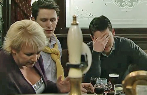 Todd embarrassed by Eileen in Rovers