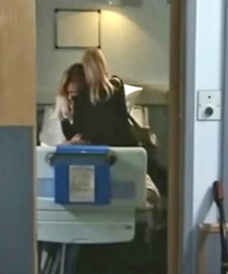 leanne-cries-in-mothers-arms - parenthood