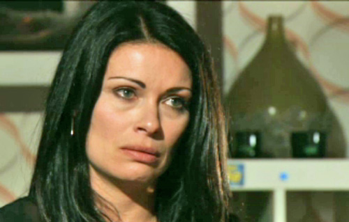 see-you-in-this-flat Carla listening to Peter say she is wrong in his life - in vino veritas