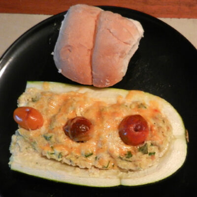 Cheese Stuffed Zucchini