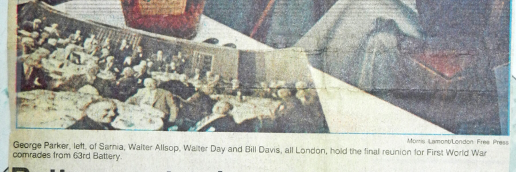 World War I Reunion 1987