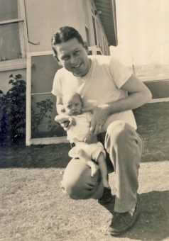 Bill Stewart and baby