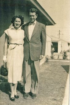 marji-and-bill-before-baby Marji and Bill Stewart in California