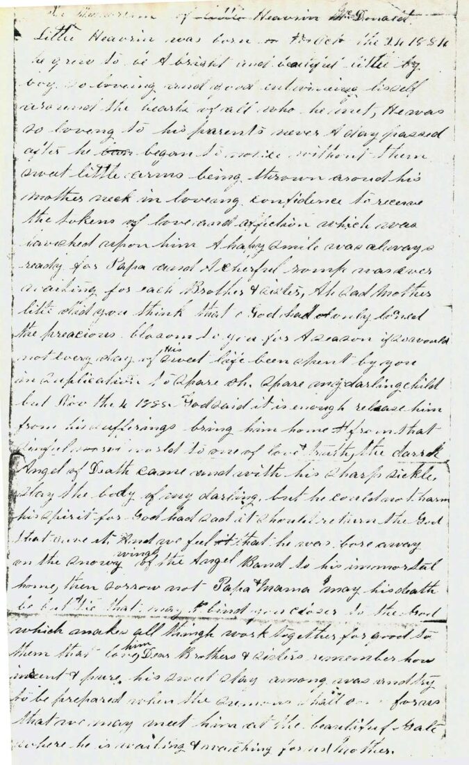 Sarah McDonald for Heavrin p 1